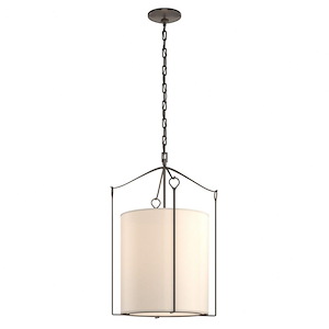 Bow - 3 Light Pendant-28.4 Inches Tall and 19.3 Inches Wide - 1275282