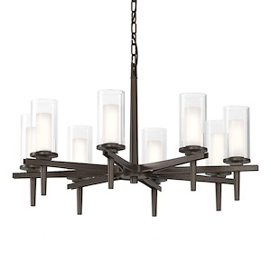 Constellation - 8 Light Chandelier In Contemporary Style-19.3 Inches Tall and 34 Inches Wide - 1045437