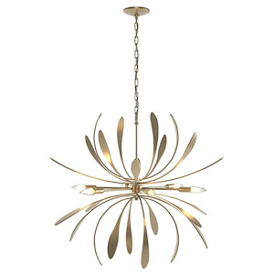 Dahlia - 6 Light Chandelier In Contemporary Style-28.2 Inches Tall and 32.7 Inches Wide