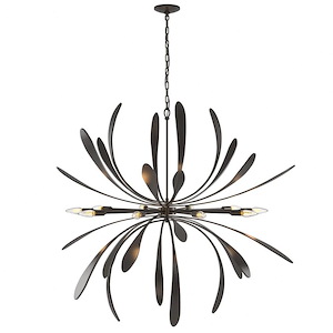 Dahlia - 10 Light Large Chandelier In Contemporary Style-40.8 Inches Tall and 48.9 Inches Wide - 1275283