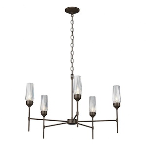Luma - 5 Light Chandelier In Contemporary Style-19.5 Inches Tall and 30.9 Inches Wide - 1045449
