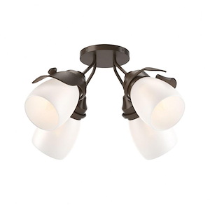 Lapas - 4 Light Semi-Flush Mount-9.6 Inches Tall and 19.3 Inches Wide