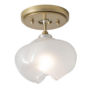 Ume - 1 Light Semi-Flush Mount In Contemporary Style-7.2 Inches Tall and 5.8 Inches Wide