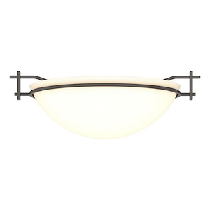 Moonband - 1 Light Semi-Flush Mount-4.5 Inches Tall and 11.4 Inches Wide - 1275387
