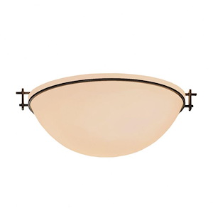 Moonband - 3 Light Large Semi-Flush Mount-6.5 Inches Tall and 15.9 Inches Wide - 1045459