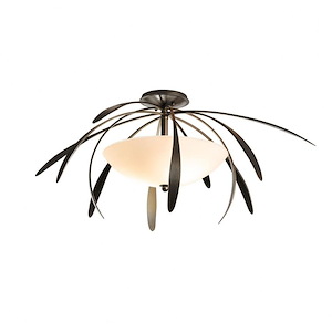 Dahlia - 2 Light Medium Semi-Flush Mount In Contemporary Style-13.9 Inches Tall and 32.7 Inches Wide - 1275310