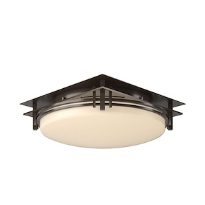 Banded - 2 Light Semi-Flush Mount-4.75 Inches Tall and 13.6 Inches Wide - 1045467