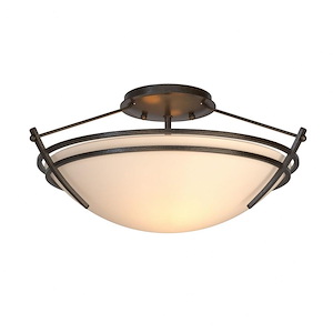 Tryne - 2 Light Semi-Flush Mount-7.7 Inches Tall and 16.4 Inches Wide - 1275339
