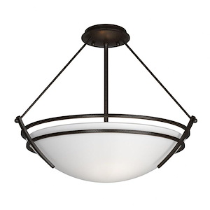 Tryne - 3 Light Medium Semi-Flush Mount-16.8 Inches Tall and 18 Inches Wide - 1275340
