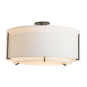 Exos - 3 Light Large Semi-Flush Mount In Contemporary Style-15.8 Inches Tall and 29.3 Inches Wide - 528856