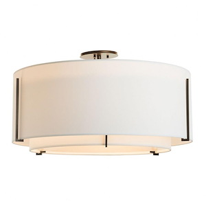 Exos - 3 Light Large Semi-Flush Mount In Contemporary Style-15.8 Inches Tall and 29.3 Inches Wide - 1275347