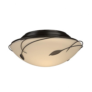 Leaf - 2 Light Semi-Flush Mount-5.8 Inches Tall and 13.6 Inches Wide - 1275394