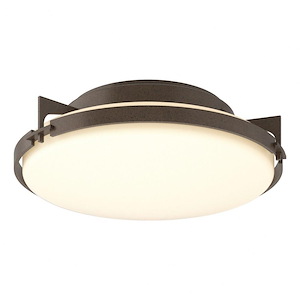 Metra - 2 Light Flush Mount-4.7 Inches Tall and 14.2 Inches Wide - 1045489