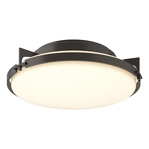 Metra - 2 Light Flush Mount-4.7 Inches Tall and 14.2 Inches Wide
