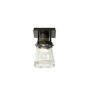 Erlenmeyer - 1 Light Semi-Flush Mount In Contemporary Style-9.8 Inches Tall and 6.1 Inches Wide - 528873