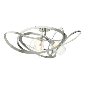 Nest - 3 Light Semi-Flush Mount-12.3 Inches Tall and 37.2 Inches Wide