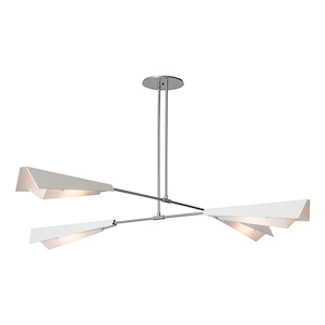 Vertex - 4 Light Convertible Pendant-9.24 Inches Tall and 92 Inches Wide