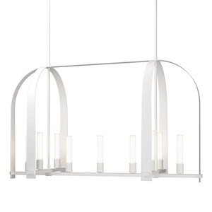 Triomphe - 9 Light Linear Pendant-24 Inches Tall and 17 Inches Wide - 1291167