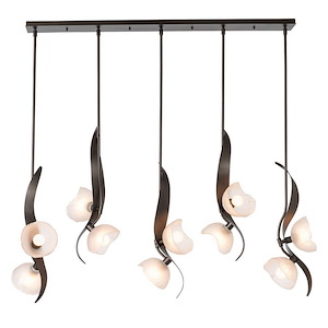 Mika - 10 Light Pendant-28.3 Inches Tall and 53.6 Inches Wide - 1337172