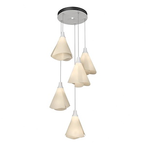 Mobius - 5 Light Pendant In Contemporary Style-11.3 Inches Tall and 17.3 Inches Wide