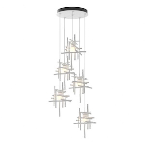 Tura - 5 Light Pendant-15 Inches Tall and 27.3 Inches Wide