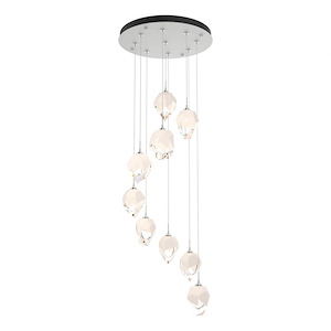 Chrysalis - 9 Light Small Crytsal Pendant In Contemporary Style-8.8 Inches Tall and 20.5 Inches Wide