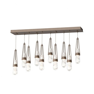 Link - 10 Light Pendant In Contemporary Style-16.1 Inches Tall and 8.5 Inches Wide