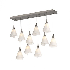 Mobius - 10 Light Pendant In Contemporary Style-11.3 Inches Tall and 11.3 Inches Wide - 1275378