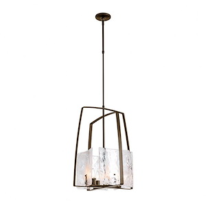 Arc - 4 Light Pendant In Contemporary Style-24.2 Inches Tall and 18.7 Inches Wide - 1291190