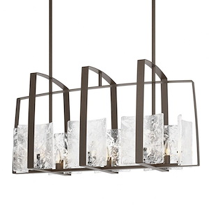 Arc - 8 Light Linear Pendant In Contemporary Style-21.8 Inches Tall and 17.7 Inches Wide - 1275412