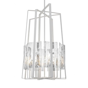 Arc - 8 Light Tall Pendant In Contemporary Style-52.9 Inches Tall and 34.4 Inches Wide