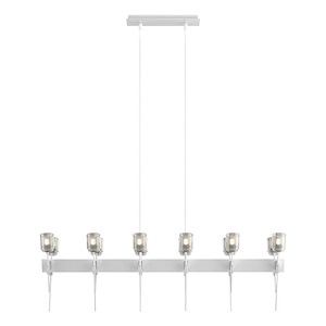 Echo - 12 Light Linear Pendant In Contemporary Style-15.4 Inches Tall and 13.8 Inches Wide - 1291184
