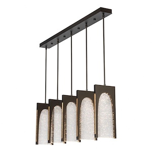 Cypress - 150W 5 LED Pendant-18.6 Inches Tall and 56 Inches Wide - 1337173