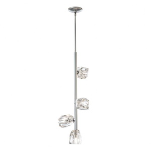 Gatsby - 4 LED Vertical Pendant-31.2 Inches Tall and 11.3 Inches Wide