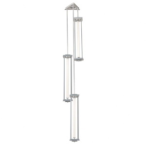 Athena - 135W 3 LED Triple Tall Pendant-35.6 Inches Tall and 20.1 Inches Wide