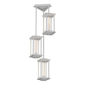 Athena - 38.7W 3 LED Triple Short Pendant-15.2 Inches Tall and 20.1 Inches Wide