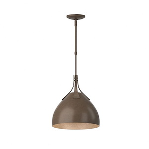 Summit - 1 Light Pendant In Contemporary Style-13.7 Inches Tall and 12.8 Inches Wide