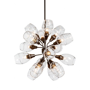 Ensemble - 16 Light Pendant In Contemporary Style-27.4 Inches Tall and 30.1 Inches Wide - 1045542