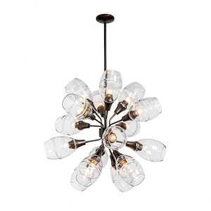 Ensemble - 16 Light Pendant In Contemporary Style-27.4 Inches Tall and 30.1 Inches Wide - 1275473