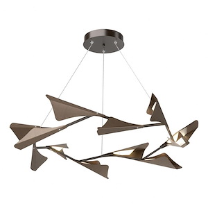 Plume - 51W 1 LED Pendant In Contemporary Style-10 Inches Tall and 49.1 Inches Wide - 1275467