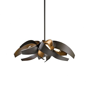 Corona - 4 Light Small Pendant In Contemporary Style-5.9 Inches Tall and 18.25 Inches Wide