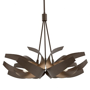 Corona - 6 Light Pendant In Contemporary Style-21 Inches Tall and 26.9 Inches Wide