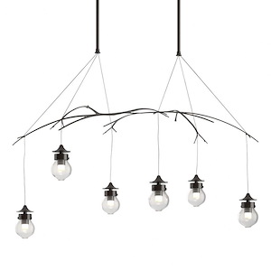Kiwi - 6 Light Pendant In Contemporary Style-27.4 Inches Tall and 22.3 Inches Wide - 1275449