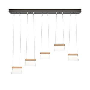 Cowbell - 18W 1 LED Pendant In Contemporary Style-4.5 Inches Tall and 5.8 Inches Wide - 1275514