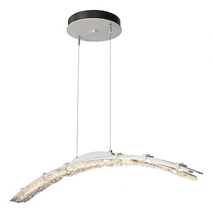 Glissade - 10.8W 1 LED Large Pendant-6.9 Inches Tall and 4.1 Inches Wide