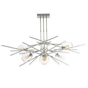Griffin - 6 Light Pendant-22 Inches Tall and 63 Inches Wide - 1335830