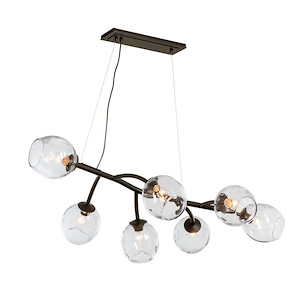 Vine - 7 Light Pendant In Contemporary Style-14.9 Inches Tall and 30.6 Inches Wide