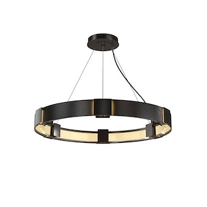 Aura - 6 Light Pendant In Contemporary Style-3 Inches Tall and 28.9 Inches Wide
