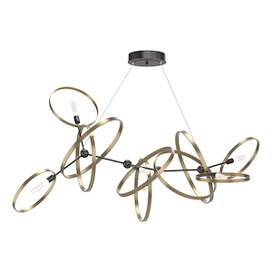 Celesse - 6 Light Pendant In Contemporary Style-32.4 Inches Tall and 59.7 Inches Wide