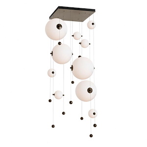 Abacus - 35 Inch 42W 10 LED Square Pendant